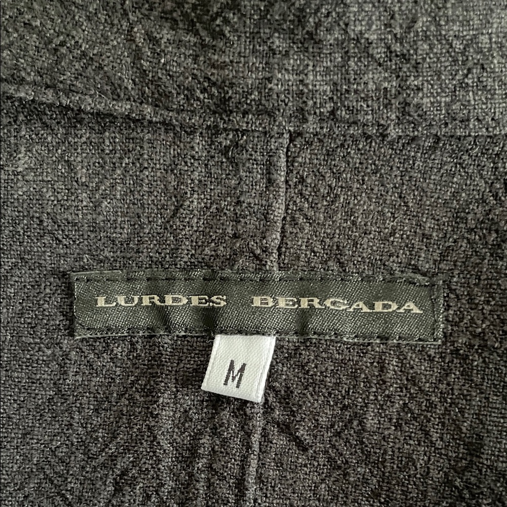 Lurdes Bergada  Black Women's Button-Up Blazer - Picture 12 of 16